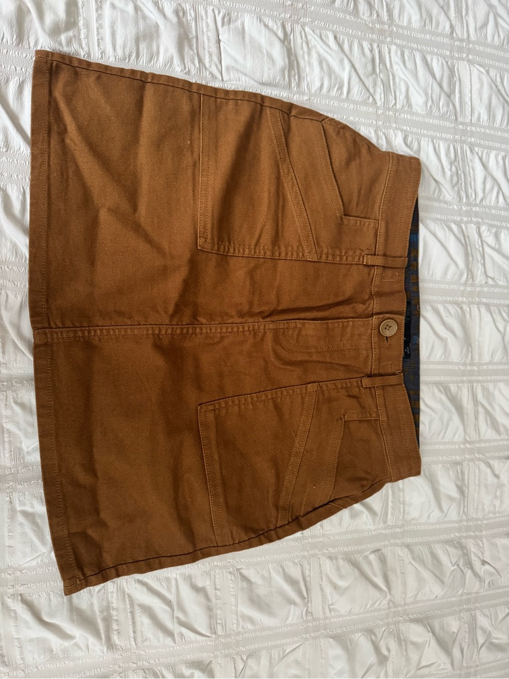 NWOT | Prana | Mini A-Line Nikit Skirt | Walnut | Size 6 - Picture 2 of 8